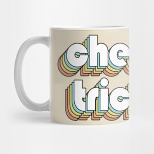 Cheap Trick - Retro Rainbow Typography Faded Style Mug